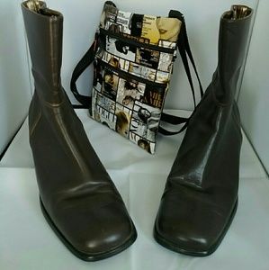 Brown Leather Woman's Boots